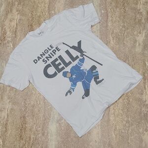 CHALK TALK HOCKEY...DANGLE, SNIPE, CELLY TEE SIZE MEDIUM
